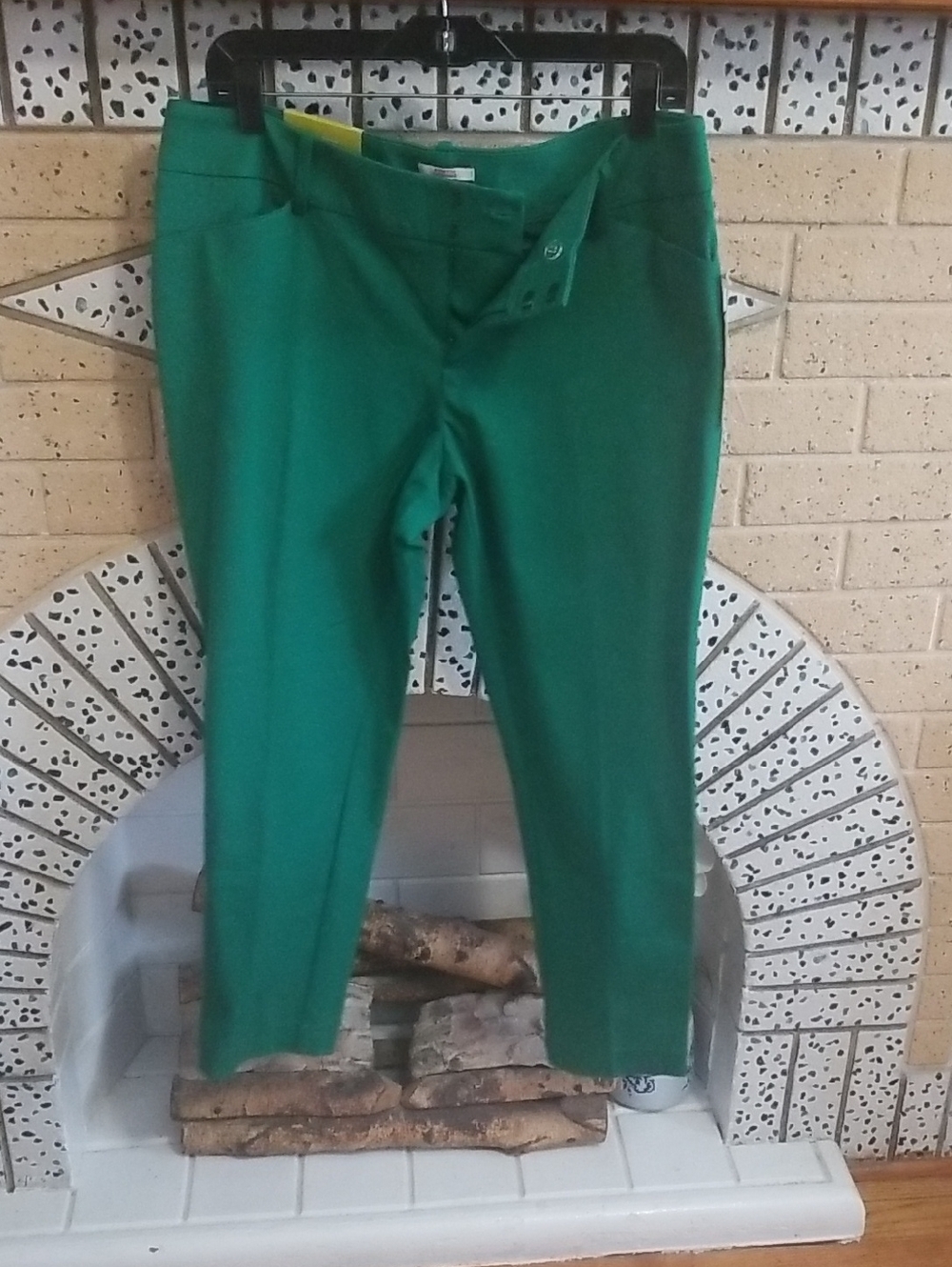 Merona Green Cropped Ankle Pants